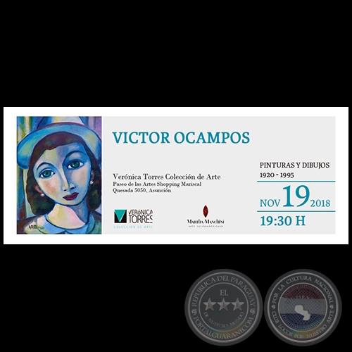 Vctor Ocampos - Pinturas y Dibujos 1920 1995 - Lunes, 19 de Noviembre de 2018